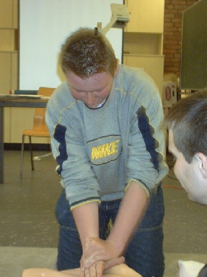 Andi bei der HLW
